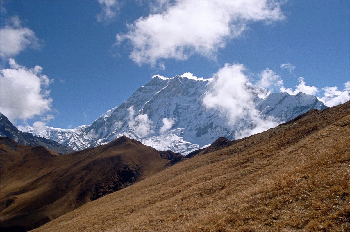 301 First View Of Annapurna North Side After Thulo Bugin